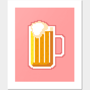 Pixel Beer Posters and Art